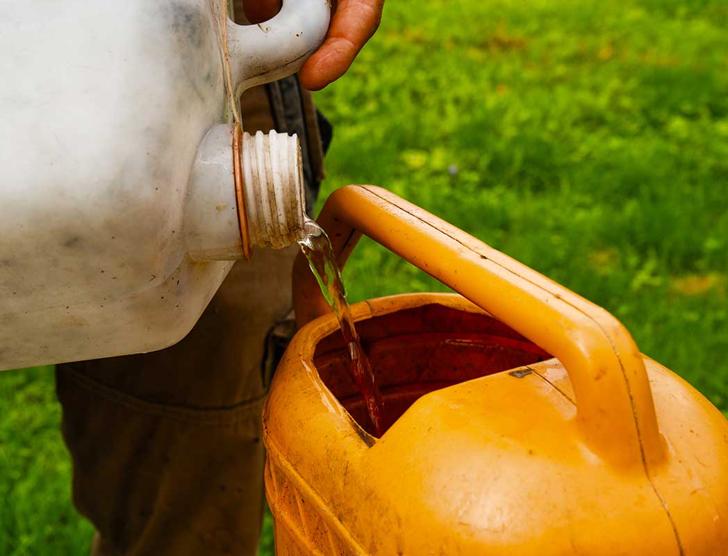 Preparazione uno sciroppo di acqua e zucchero