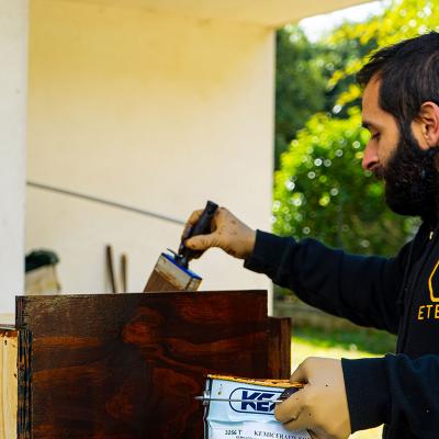 Costruzione Arnie Etesia Mieli Pittura